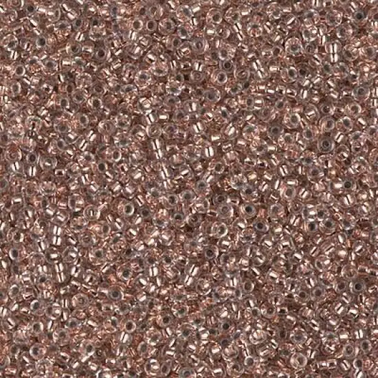 Miyuki 15/0 Round Seed Bead, 15-197, Copper Lined Crystal {1}