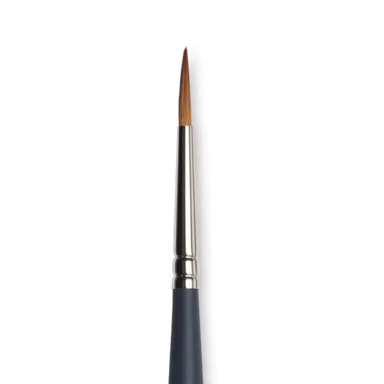 Winsor & Newton Professional Watercolor Synthetic Sable Brush - Round, Size 4, Short Handle {1}