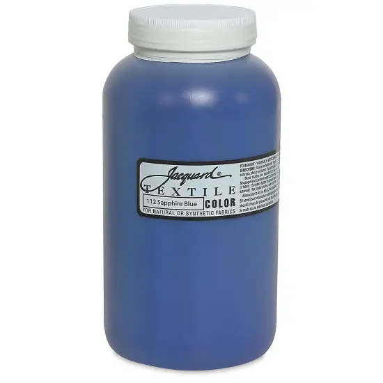 Jacquard Textile Color - Sapphire Blue, 32 oz jar {2}