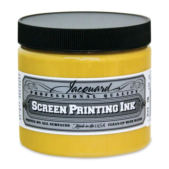 Jacquard Screen Printing Ink - Opaque Ochre, 16 oz {1}