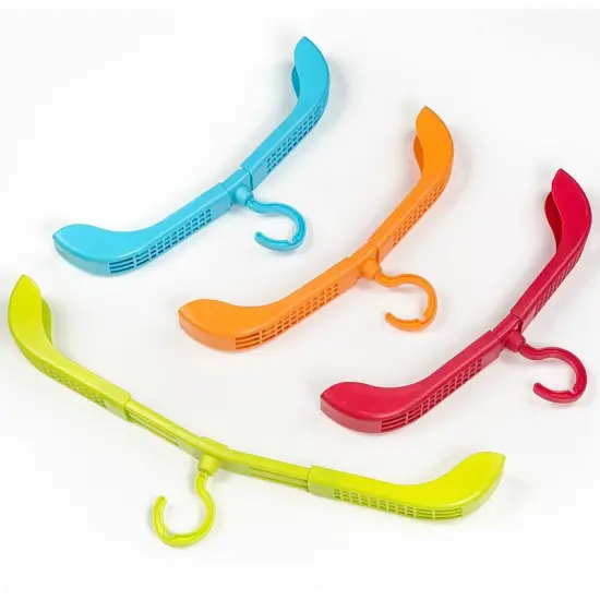 Bandwagon Adjustable Clothes Hangers Swivel Hook Multi Color Set of 4 {1}