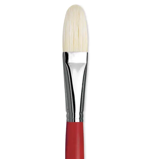 Da Vinci Maestro 2 Hog Bristle Brush - Filbert, Long Handle, Size 12 {1}