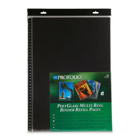 Itoya PolyGlass Refill Page Pack - 13" x 19", Portrait, Pkg of 10 {1}