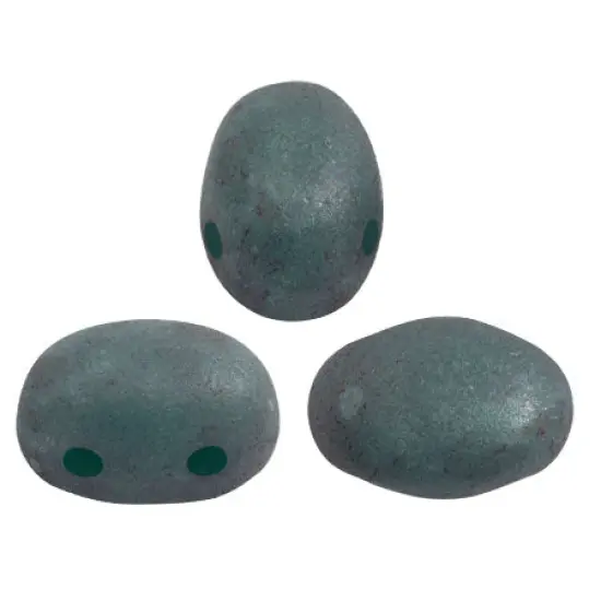 Samos&reg; Par Puca&reg;, SMS-6313-85001, Opaque Green Turquoise Matte Nebula, 10 grams {1}