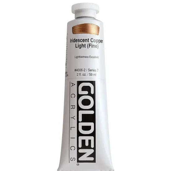 Golden Heavy Body Artist Acrylics - Iridescent Copper Light (Fine), 2 oz Tube {2}