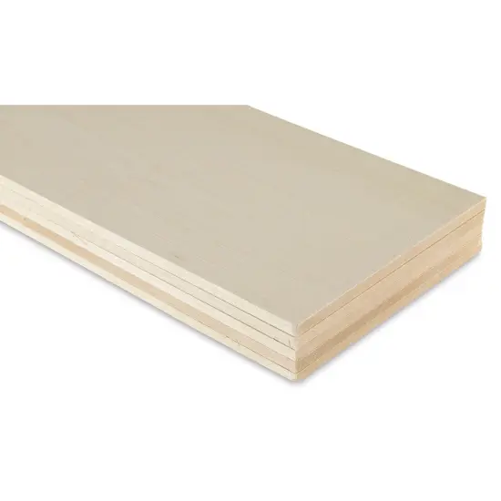 Midwest Products Genuine Basswood Sheet - 5 Sheets, 1/4" x 6" x 36" {1}