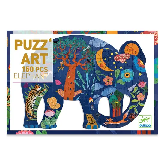 Djeco Puzz'Art - Elephant, 150 Pieces {1}
