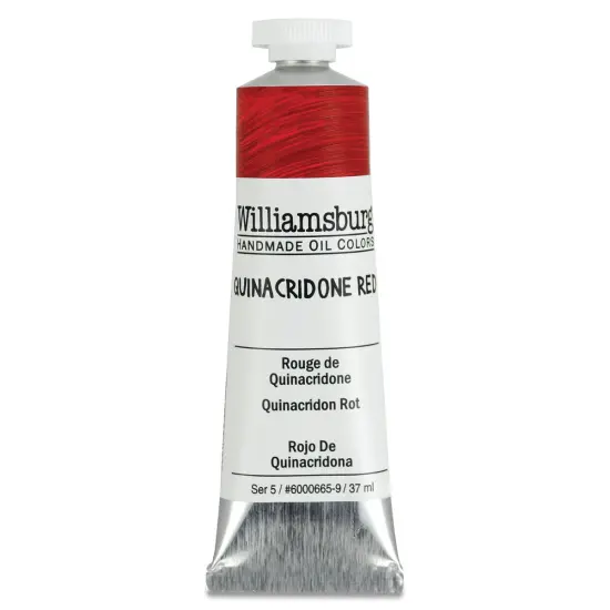 Williamsburg Handmade Oil Paints - Quinacridone Red, 37 ml tube {1}
