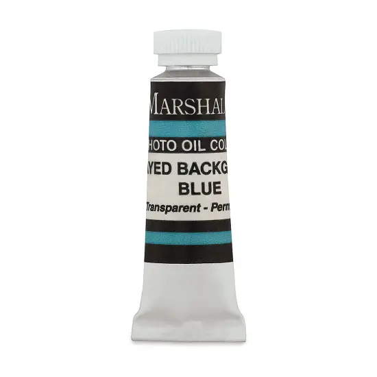 Marshall's Photo Oil Color - Background Gray Blue, 1/2" x 2" Tube {1}