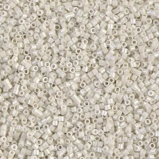Miyuki Delica Bead 15/0, DBS0211, Opaque Limestone Luster {1}