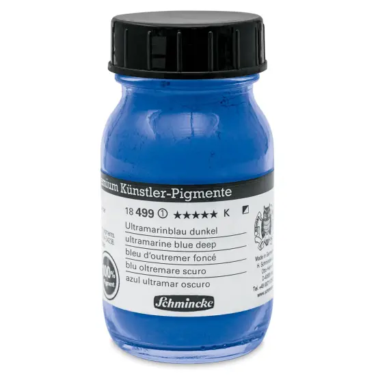 Schmincke Pigment - Ultramarine Blue Deep, 100 ml jar {1}