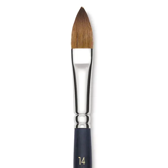 Blick Masterstroke Finest Red Sable Brush - Filbert, Size 14, Short Handle {2}