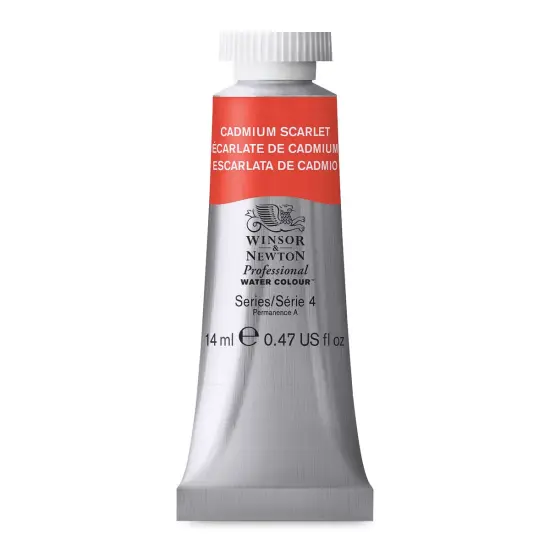 Winsor & Newton Professional Watercolor - Cadmium Scarlet, 14 ml tube {1}