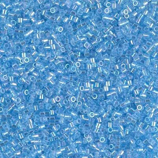 Miyuki Delica Bead 15/0, DBS0176, Transparent Aqua AB {1}