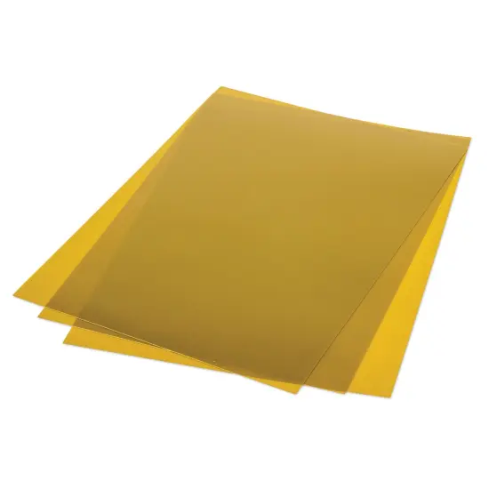 Grafix Metallic Shrink Film - Gold, Pkg of 50, 8-1/2" x 11" {2}