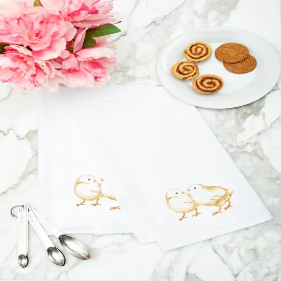 Chicks Flour Sack Cotton Kitchen Towel {4}