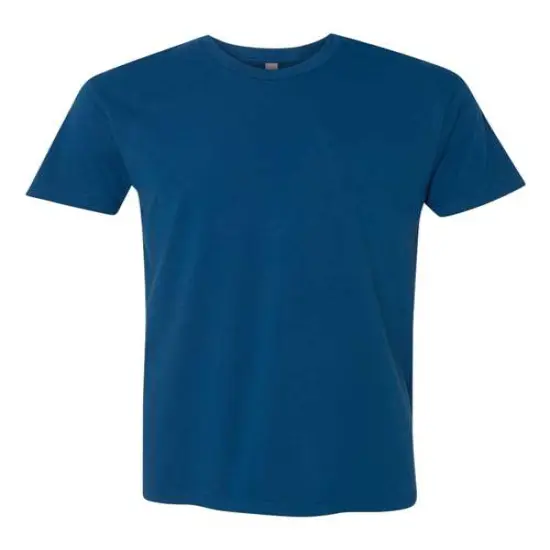 Next Level&reg; Crewneck Short Sleeve Unisex Adult Cotton T-Shirt Cool Blue {1}