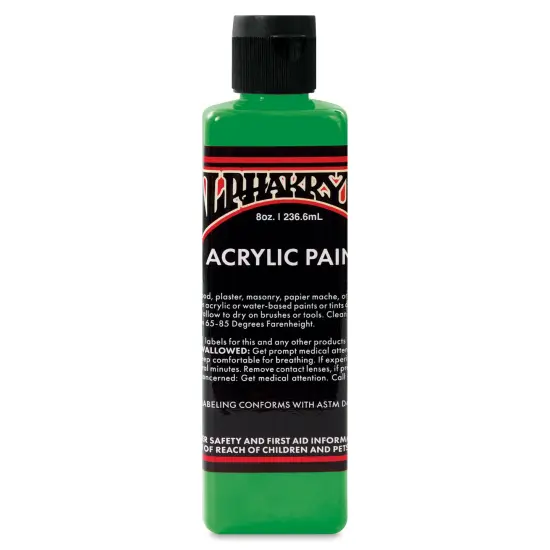 Alpha6 Alphakrylic Acrylic Paint - Electroshock Green, 8 oz {1}