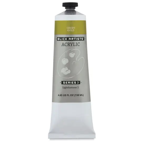 Blick Artists' Acrylic - Green Gold, 4.65 oz tube {1}