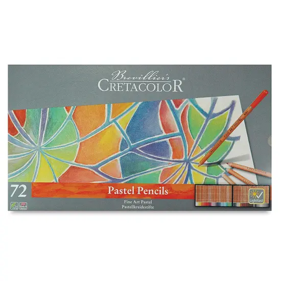 Cretacolor Fine Art Pastel Pencil Set - Tin Box, Set of 72 {2}