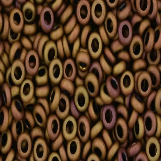 Toho Demi Round 8/0 Seed Bead, Opaque-Pastel-Frosted Mudbrick, TN-08-618 {1}