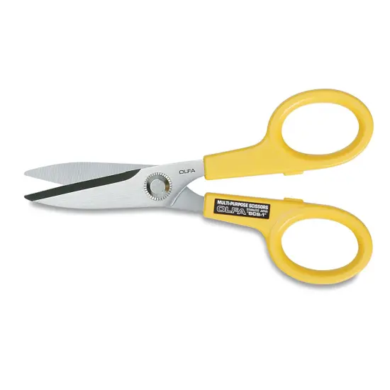 Olfa Serrated-Edge Stainless Steel Scissors - 5" {1}