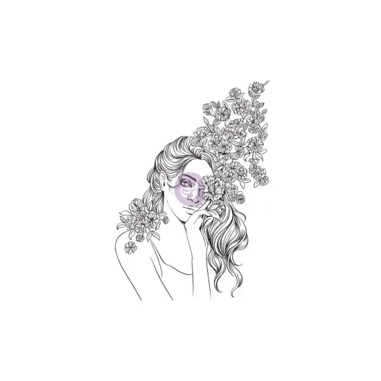 Prima Marketing Inc Cling Stamps-Prima Princesses-Amelie 655350590932 {1}