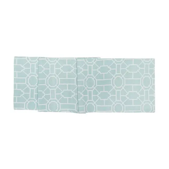 Trellis Woven Table Runner {2}