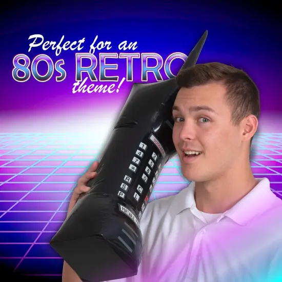 Inflatable Cell Phone Prop - Large Mobile Telephone Costume Accessories Blow Up Toy Inflatables for Adults and Kids {4}