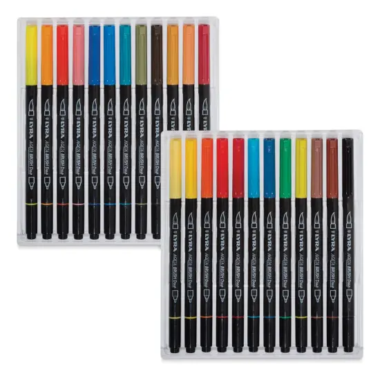 Lyra Aqua Brush Duo Markers - Assorted Colors, Set of 24 {2}