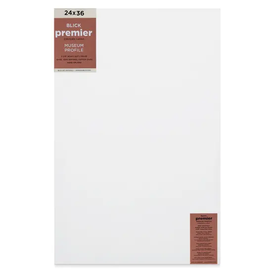 Blick Premier Stretched Cotton Canvas - Museum Profile, Splined, 24" x 36" {1}