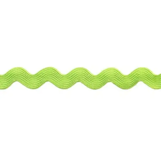 Belagio Medium Ric Rac Trim, 0.75" Wide, 25-Yard Bolt, Lime {1}