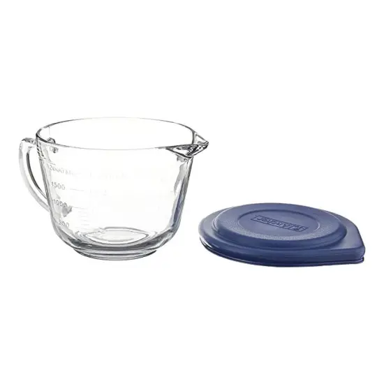 Anchor Hocking Glass Mixing Batter Bowl with Lid 2 Quart {4}
