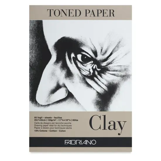 Fabriano Toned Paper Pad - 11-3/4" x 16-1/2", Clay {1}