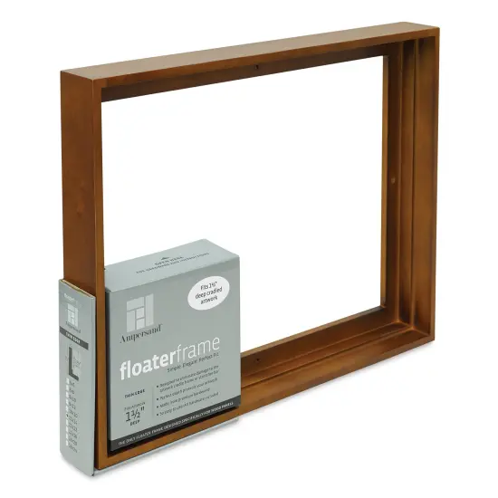 Ampersand Floaterframe - Thin, Walnut, 11" x 14", 1-1/2" {1}