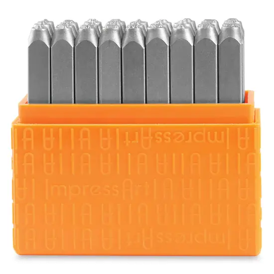 ImpressArt Letter and Number Stamp Set - Sans Serif, Uppercase Letters, Set of 27 {2}