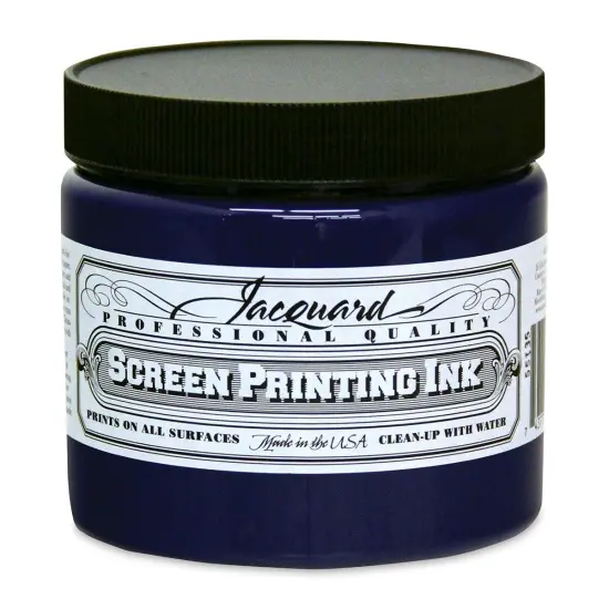 Jacquard Screen Printing Ink - Royal Blue, 16 oz {1}