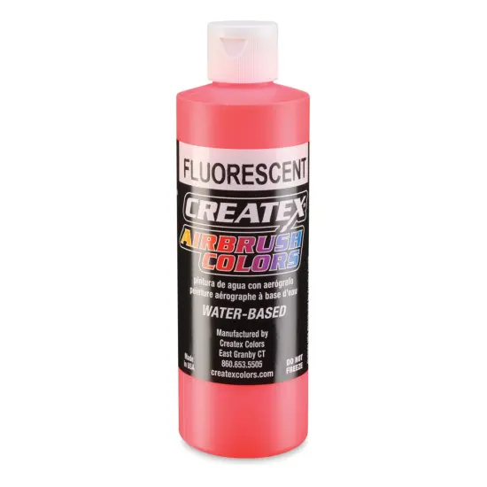 Createx Airbrush Color - 8 oz, Fluorescent Red {1}