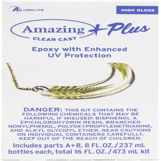 Alumilite Amazing Clear Cast Plus Epoxy Kit-16oz {1}