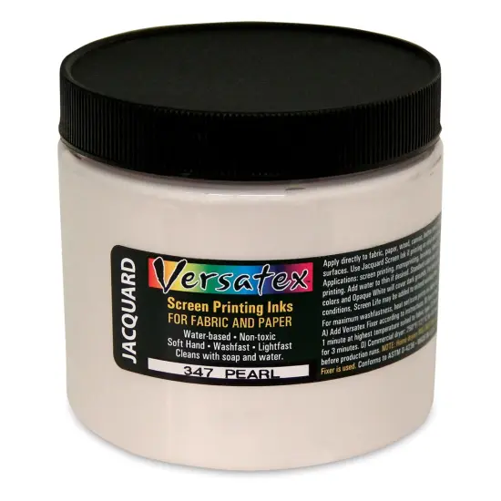 Jacquard Versatex Screen Printing Ink - Pearl, 16 oz jar {1}
