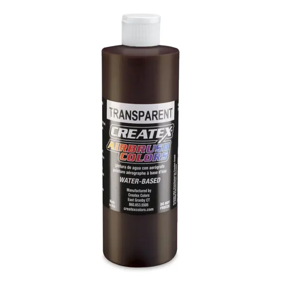 Createx Airbrush Color - 16 oz, Transparent Dark Brown {1}