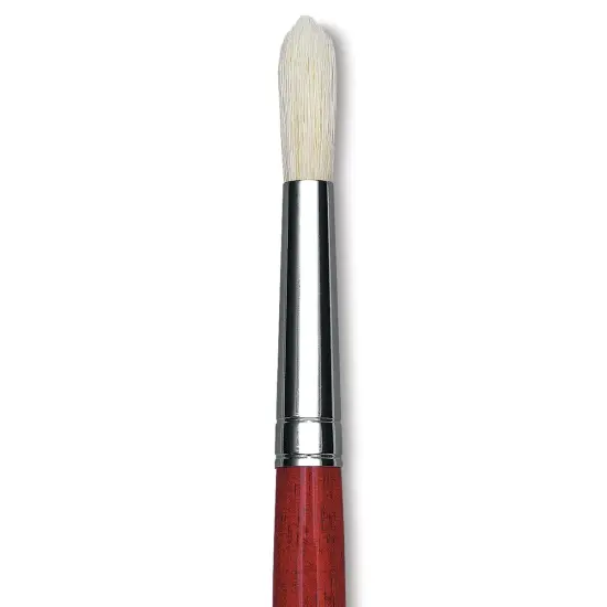 Da Vinci Maestro 2 Hog Bristle Brush - Round, Long Handle, Size 8 {1}