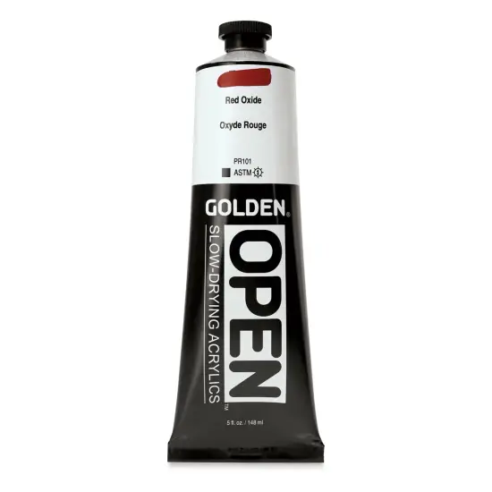 Golden Open Acrylics - Red Oxide, 5 oz Tube {1}