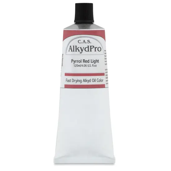 CAS AlkydPro Fast-Drying Alkyd Oil Color - Pyrrol Red Light, 120 ml tube {1}