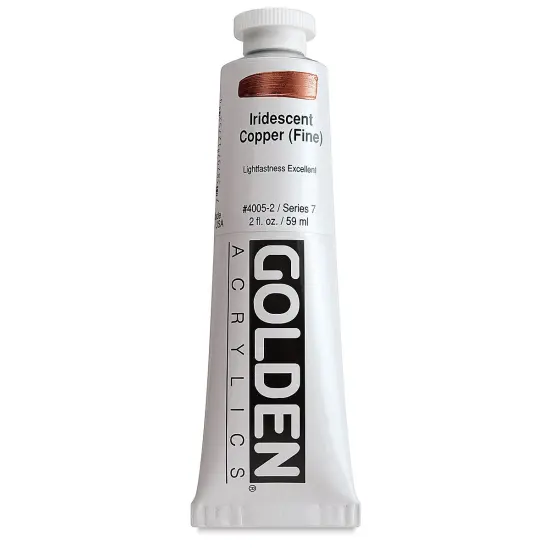 Golden Heavy Body Artist Acrylics - Iridescent Copper (Fine), 2 oz Tube {2}