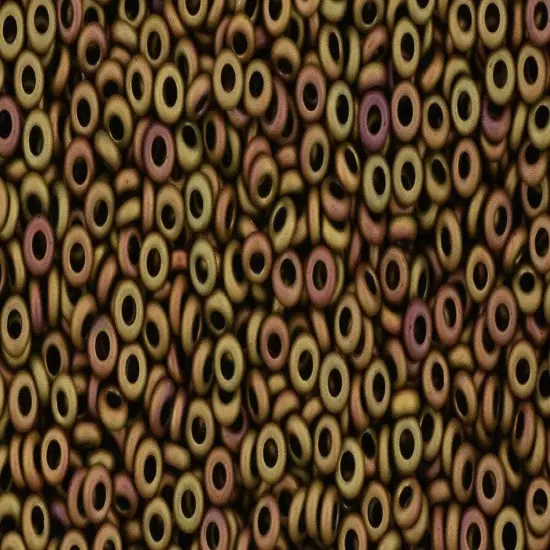 Toho Demi Round 11/0 Seed Bead, Opaque-Pastel-Frosted Mudbrick, TN-11-618 {1}