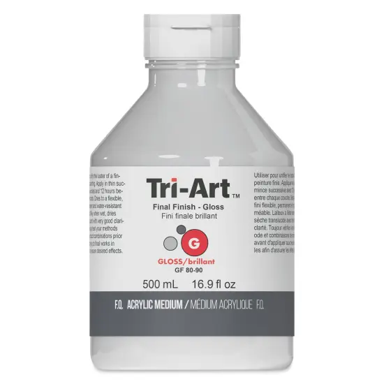 Tri-Art Acrylic Final Finish - Gloss, 500 ml, Bottle {1}