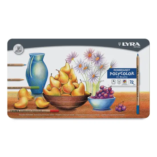 Lyra Rembrandt Polycolor Premium Oil-Based Colored Pencil Set - Set of 72 {1}