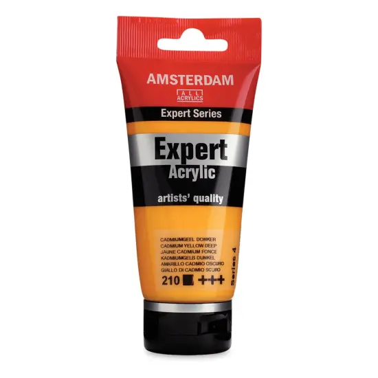 Amsterdam Expert Series Acrylics - Cadmium Yellow Deep, 75 ml tube {1}