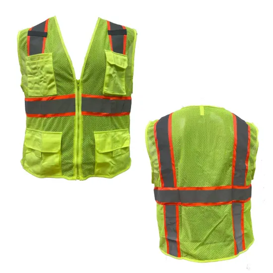 High Visibility Waistcoat Reflective Jacket | RADYAN&reg; {6}